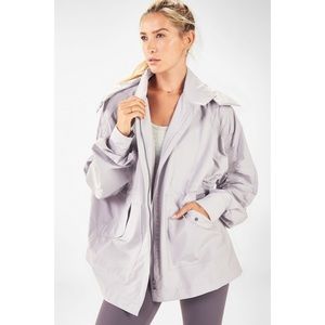Fabletics Giana Jacket in Haze Grey